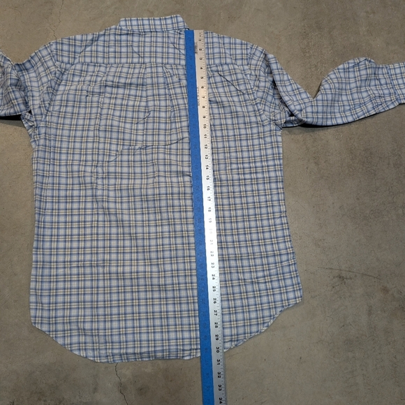 Vineyard Vines Murray Light Blue/Yellow Plaid Button Down Shirt Mens M - Picture 4 of 5